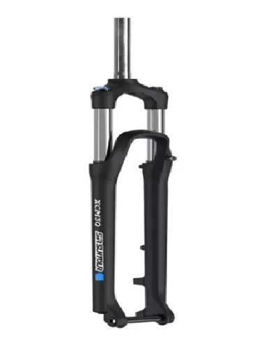 Forcella Suntour XCM 27.5″ Con Blocco Remoto – Sterzo Conico – Bianchi Blu