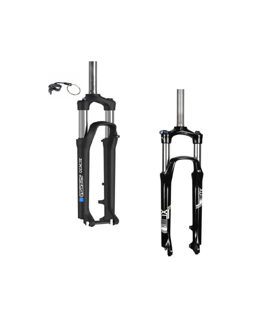 Fourche Suspendue FORCELLA 27,5 SF15-XCM DS-RL Noire/Rouge - Blocage Manette
